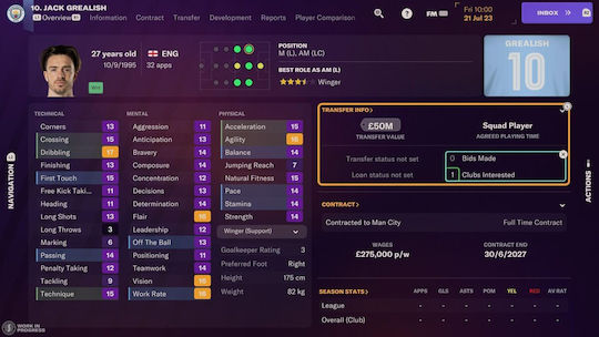 Football Manager 2024 Console PS5 Game
