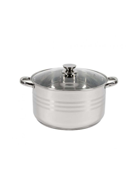 Heinner Tiefer Edelstahl-Topf 9Es / 28cm