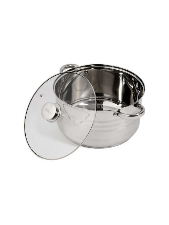 Heinner Tiefer Edelstahl-Topf 9Es / 28cm