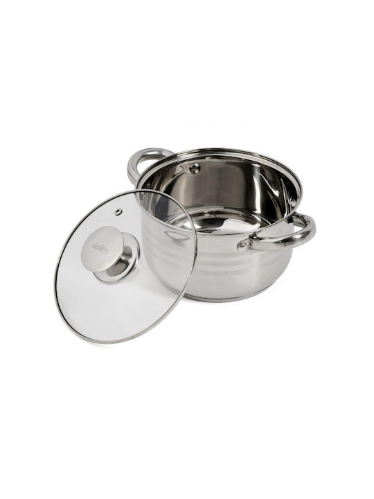 Heinner Myra Deep Stainless Steel Pot 2.5lt / 18cm