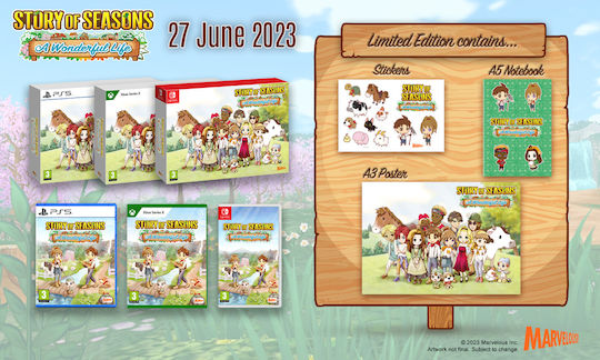 Story Of Seasons: A Wonderful Life Begrenzt Edition PS5-Spiel