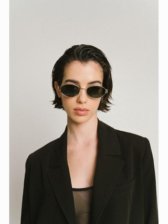 AV Sunglasses Gigi Γυαλιά Ηλίου Χρυσά με Μεταλλικό Σκελετό AV Sunglasses Gigi Γυαλιά Ηλίου Χρυσά με Μεταλλικό Σκελετό