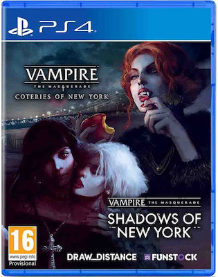 Vampire The Masquerade Coteries Of New York + Shadows Of New York Collector's Edition PS4 Game