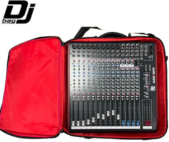 Djbag Τσάντα Πλάτης για Mixers and Players, Pioneer DJM 750 MK2, 900 NXS2, DJM-A9, V10, V10-LF, CDJ 2000 NEXUS, 2000 NXS2, 3000, Yamaha MG-16XU, MG-20XU, Mackie PROFX16V3. Allen & Heath ZED18