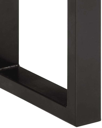 Bănci pentru Masă cu Suprafață de Lemn Maro 1buc 160x35x45buc