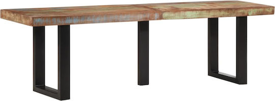 Bănci pentru Masă cu Suprafață de Lemn Maro 1buc 160x35x45buc