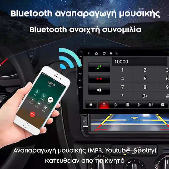 Автомобилна Аудио Система (Блутут/USB/WiFi/GPS/Apple-Carplay/Android-Auto) с Тъчскрийн 7"