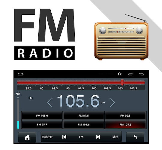 Ηχοσύστημα Αυτοκινήτου για Citroen Nemo 2008-2018 (Bluetooth/USB/WiFi/GPS/Apple-Carplay/Android-Auto) με Οθόνη Αφής 10"