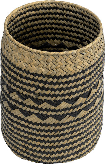 GloboStar Κασπώ Rattan Καφέ με Βάση 14x14x23εκ.