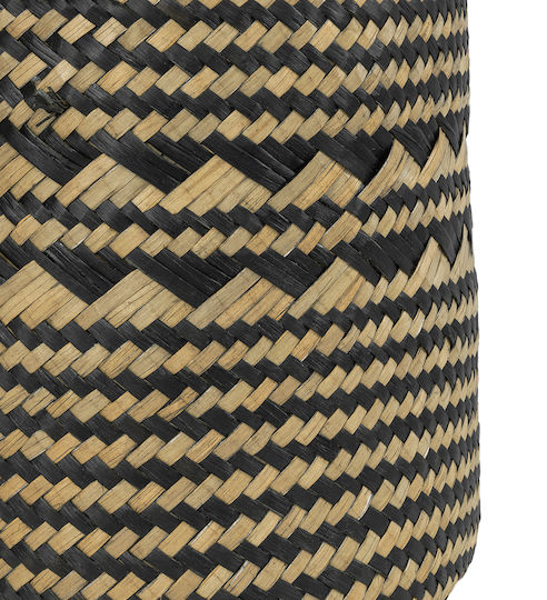 GloboStar Κασπώ Rattan Καφέ με Βάση 14x14x23εκ.