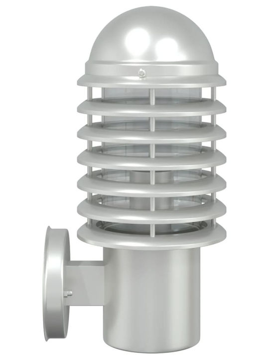 vidaXL Επιτοίχιο Εξωτερικό Φωτιστικό E27 IP44 15x15x33.5εκ.