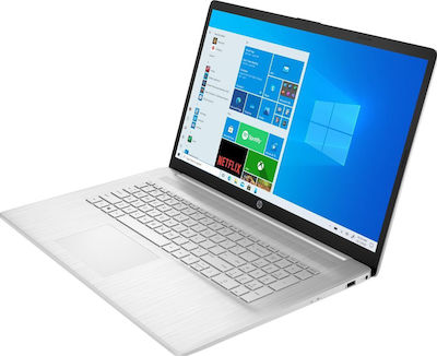 HP 17-cn0001tg 17.3" (Pentium Quad Core-Argintiu N5030/8GB/256GB SSD/W11 S)