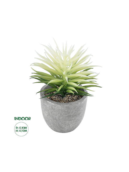 Globostar? Artificial Garden Succulent Senecio 21024 Decorative Thick Succulent Plant Senecio H12cm