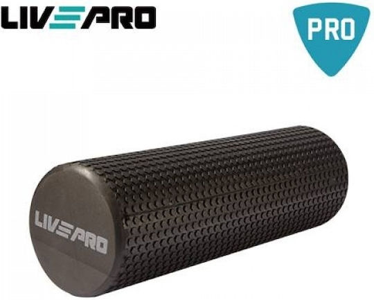 Live Pro Pilates Round Roller 90cm Black