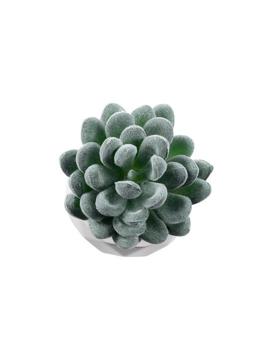 Globostar Artificial Garden Succulent Sedeveria 21001 Decorative Plant Succulent Sedeveria H9.5cm