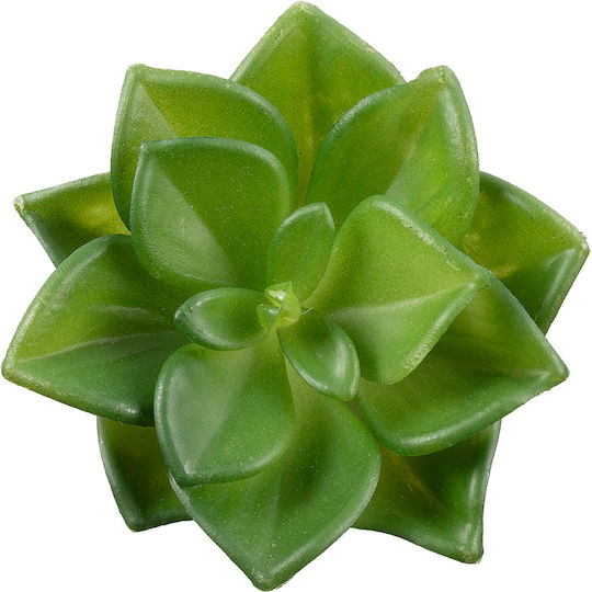 Globostar Artificial Garden Succulent Echeveria 21003 Decorative Plant Succulent Echeveria H8cm