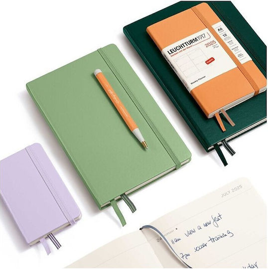 Week Planner 2025 Β5 Hardcover Forest Green Leuchtturm 4004117651380