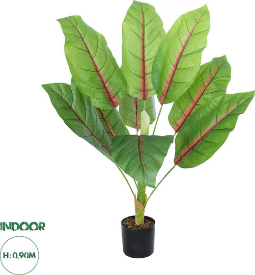 Globostar? Artificial Garden Blood Banana 20944 Decorative Plant Blood Banana H90cm