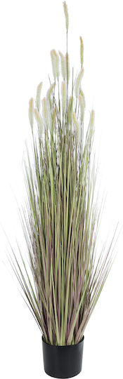 Planta decorativă artificială Globostar Grădină Bej Lagurus 21102 Bej Lagurus H140cm