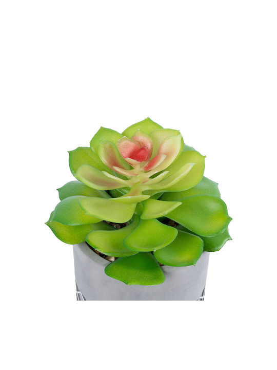 Globostar? Artificial Garden Succulent Sedeveria 21095 Διακοσμητικό Φυτό Παχύφυτο Σεντεβέρια Υ17cm