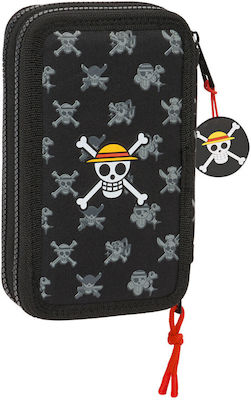 Backpack Pencil Case One Piece Black 12.5 X 19.5 X 4 Cm 28 Pieces