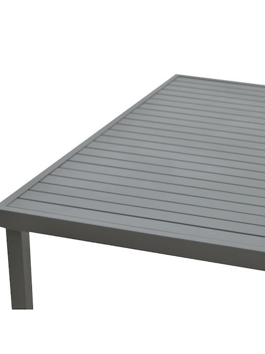 Set Esszimmer im Freien Elation-kliton B Charcoal 7Stück
