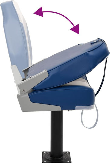 Boat Seat Set 4 Pieces High Back Folding 3284305