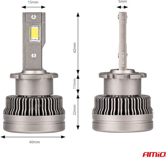 AMiO Lamps Car D4S / D4R LED 6500K Cold White 16V 70W 2pcs