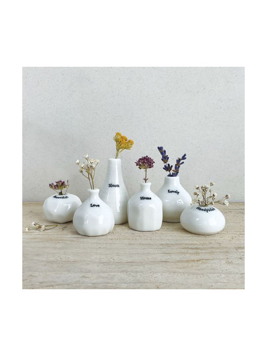 Synchronia Decorative Vase White