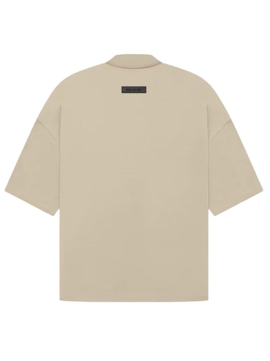 Fear of God Men's Short Sleeve T-shirt DUSTY BEIGE ES-0051-24H