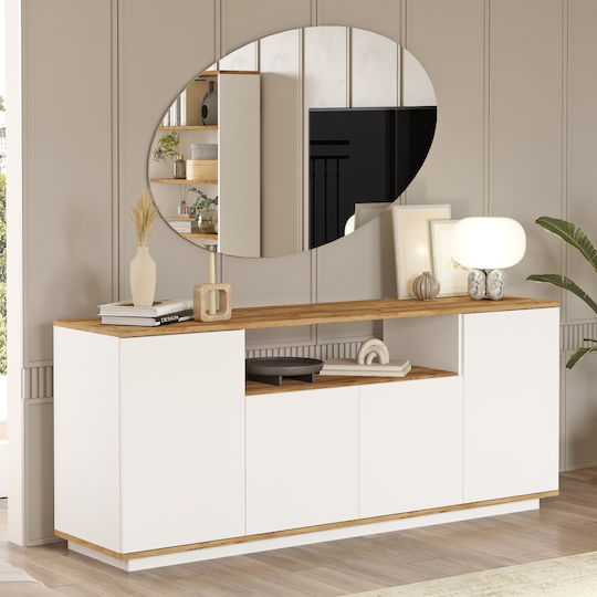 Мебели за съхранение Bowes Pine/White 180x44.5x75см