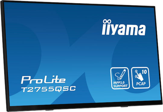 Iiyama Prolite IPS Touch Monitor 27" QHD 2560x1440 με Χρόνο Απόκρισης 5ms GTG