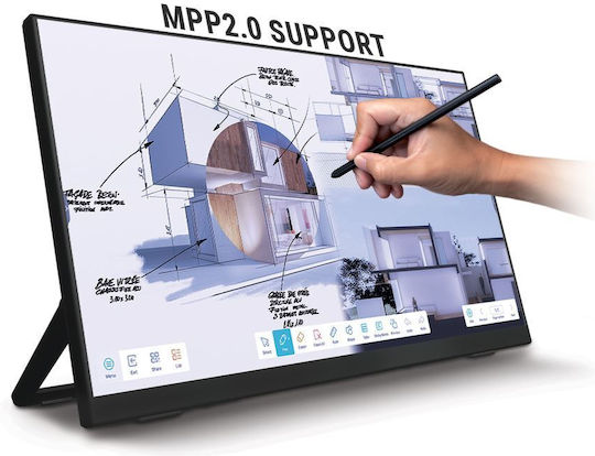Iiyama Prolite IPS Touch Monitor 27" QHD 2560x1440 με Χρόνο Απόκρισης 5ms GTG