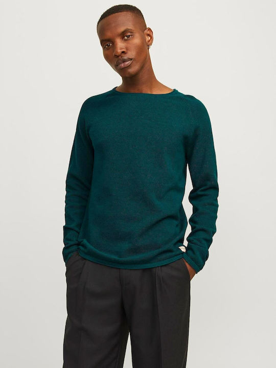 Long Sleeve Sweater Deep Teal Twist