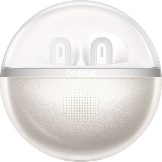 Baseus Bowie E5 Earbud Bluetooth Handsfree Earphones with Charging Case White