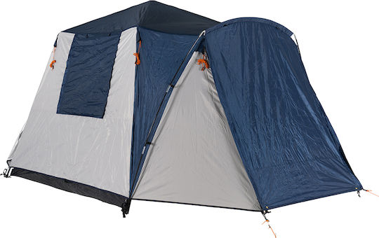 Bigfour Rexa Casual 4 Automatic Camping Tent White with Double Cloth 3 Seasons for 4 People 345x240x185cm