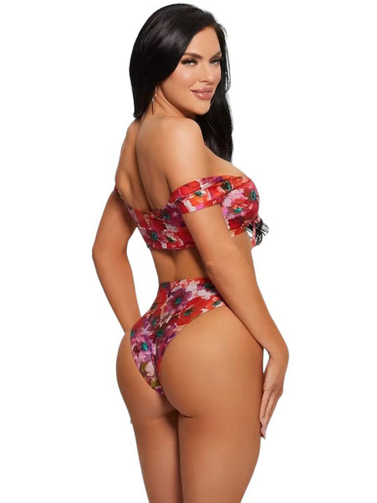 Guess Fără bretele Top bikini Multi