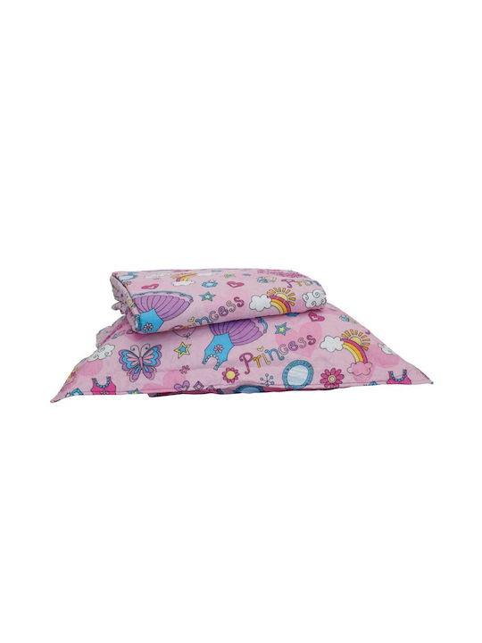 Borea Set Kids Quilt Single with Pillowcase Pink 160x220cm