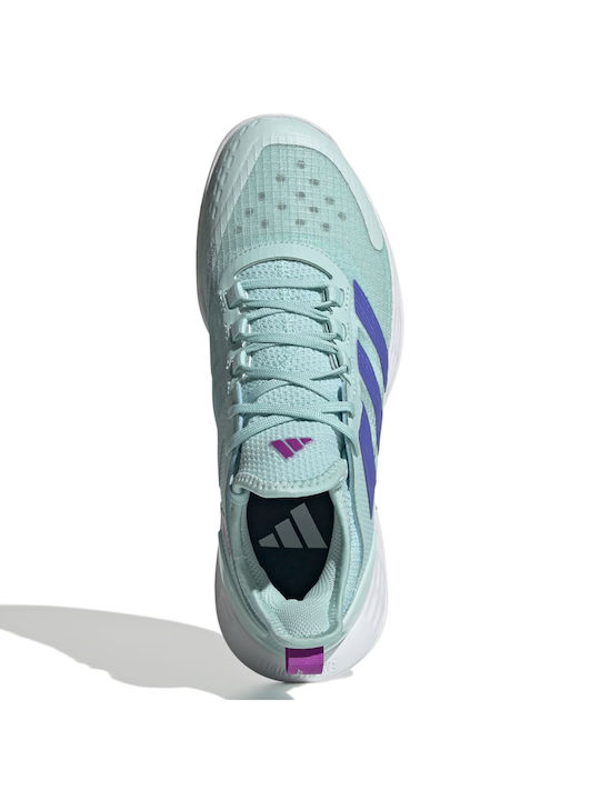 Damen-Tennisschuhe Adidas Adizero Ubersonic 4.1 Halb Kobaltblau Kobaltblau Lila Burst