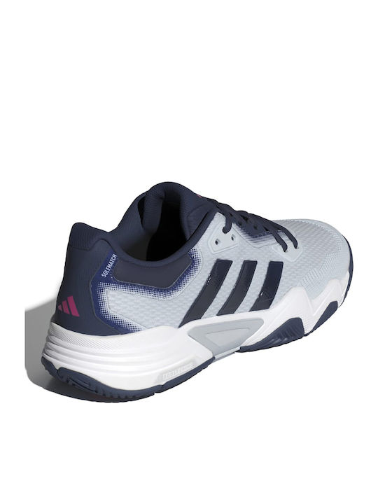 Men's Tennis Shoes Adidas Solematch Control 2 Halo Blue Dark Blue Cloud White