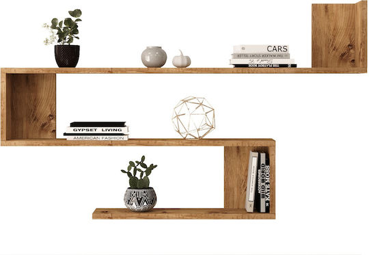 Wandregal Ealing aus Kiefer 120x14.5x71.4cm