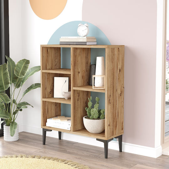 Beckton Pine Bookcase 69x25x87.6cm