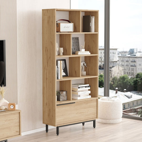 Mells Bookcase Natural 29.5x83.9x175.6 cm