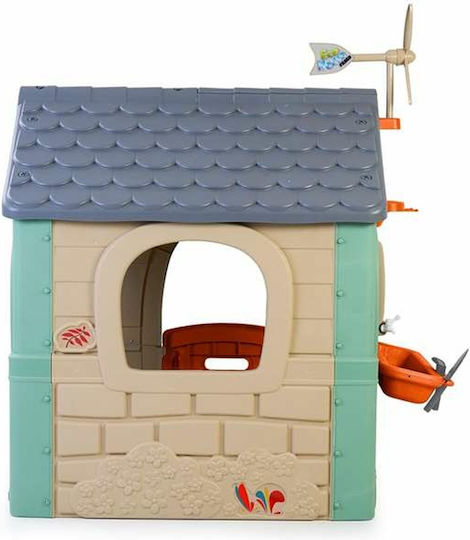 Feber Многофункционална Детска Къщичка За Градина Recycle Eco Waste Segregation Green Energy 105.5x20x109.5см
