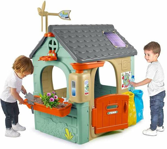 Feber Многофункционална Детска Къщичка За Градина Recycle Eco Waste Segregation Green Energy 105.5x20x109.5см