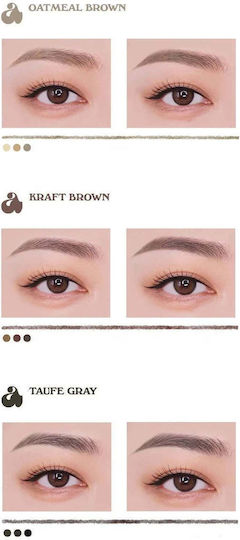 Unleashia Bleistift für Augenbrauen No.1 Oatmeal Brown