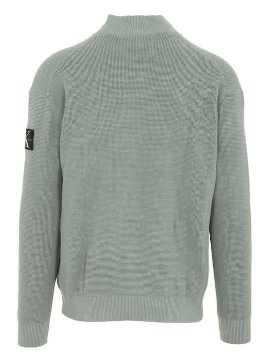 Men's Grey Knitted Cardigan