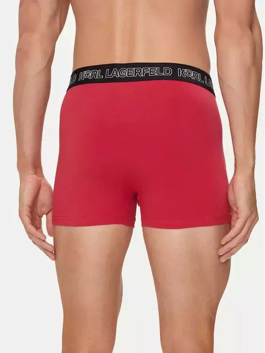 Ikonik Ανδρικά Μποξεράκια Μαύρο/κόκκινο/λευκό 3Pack