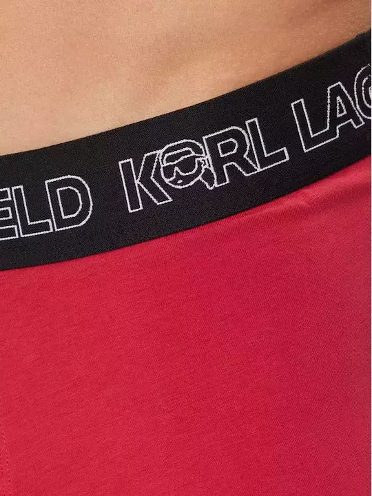 Ikonik Ανδρικά Μποξεράκια Μαύρο/κόκκινο/λευκό 3Pack