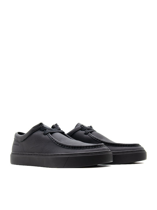 Leder Herren Mokassins in Schwarz Farbe
